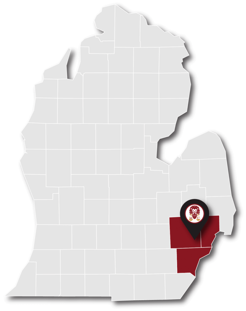 Crawford and Associates Service Map Detroit@2x